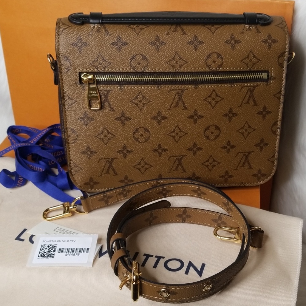 BNEW LOUIS VUITTON POCHETTE METIS MONOGRAM REVERSE - Picture 8 of 8